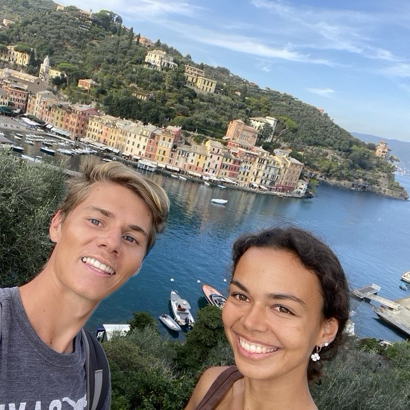 Lilou Breslin and Ben Cowling
